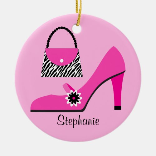 Purse and Shoe Christmas Ornament