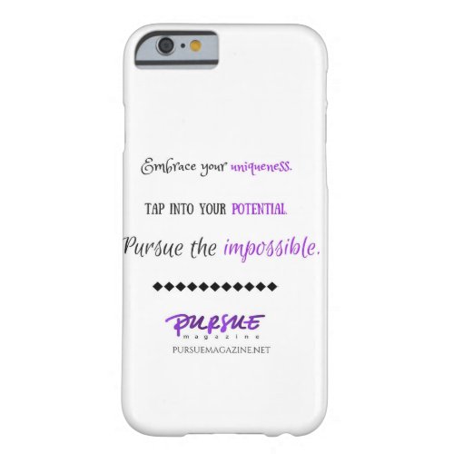 Pursue Mag iPhone Cover _ Inspirational Reminder