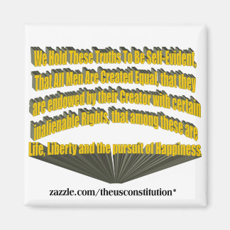 Pursuit of Happiness 3D Yellow Magnet