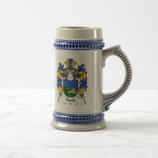 Pusch Family Crest Beer Stein