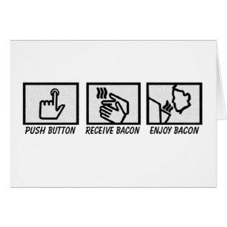 Push Button Bacon Cards