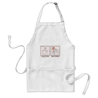 Push Button, Receive Bacon Adult Apron