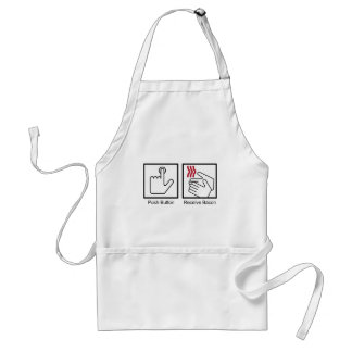 Push Button, Receive Bacon - Bacon Dispenser Adult Apron