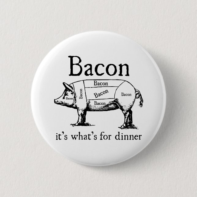 Push Button, Receive Bacon - Bacon Dispenser Button (Front)