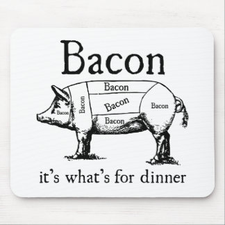 Push Button, Receive Bacon - Bacon Dispenser Mouse Pad