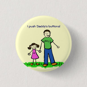 Push Daddy's Buttons Customized Dad Pin Gifts