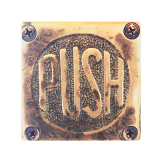 Push Design Metal Wall Hanging Print