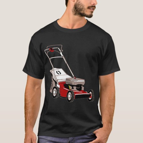Push Lawn Mower T_Shirt