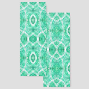 Push Light Green Abstract Watercolor Art Bookmarks