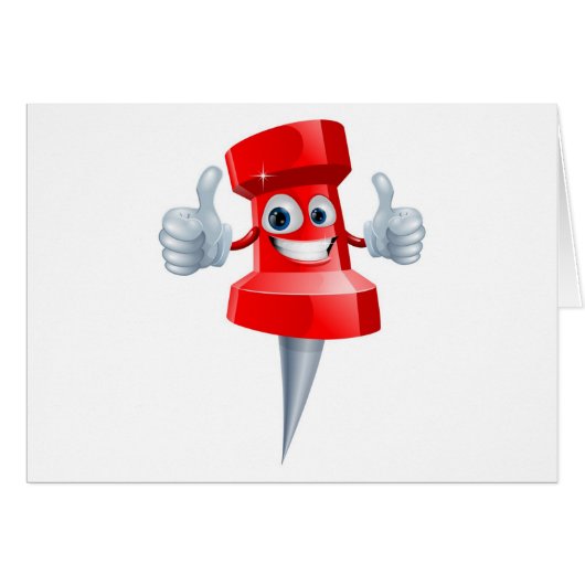 Push pin man cards (Front Horizontal)