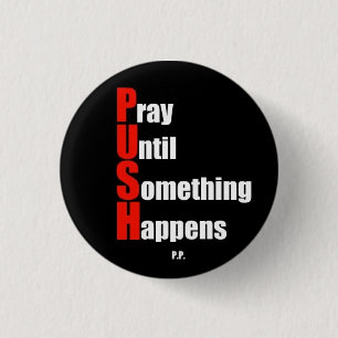 PUSH PINBACK BUTTON