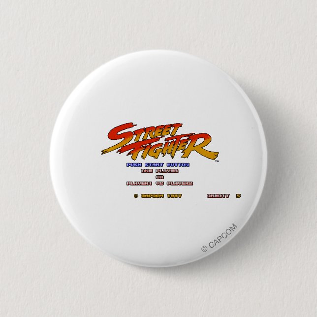 Push Start Pinback Button (Front)