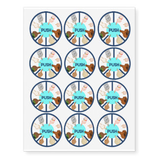 PUSH Temporary Tattoos