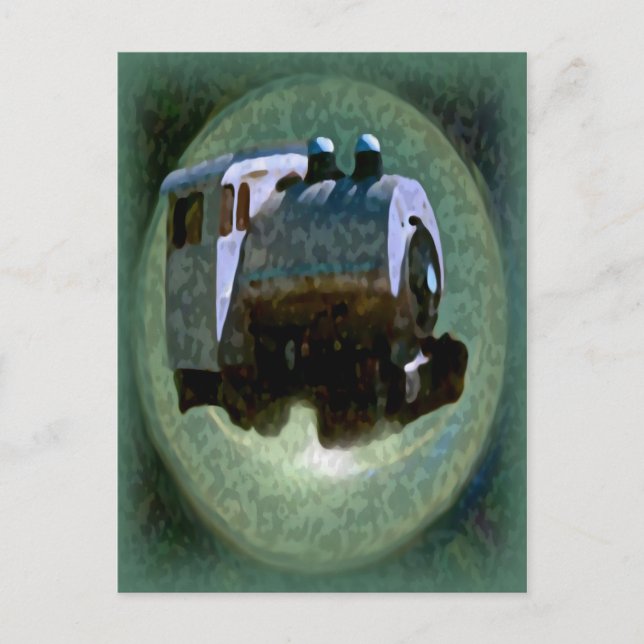 Push Train Postcard (Front)