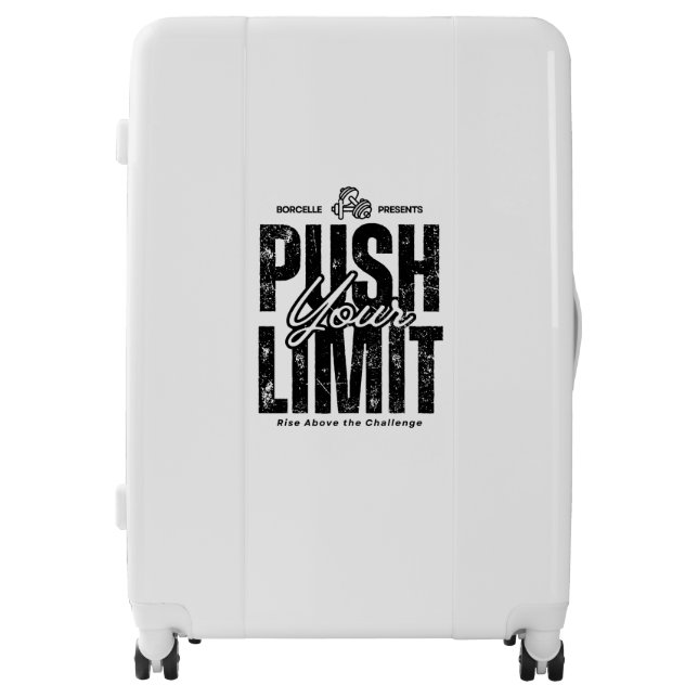 Push Your Limit Luggage (Front)