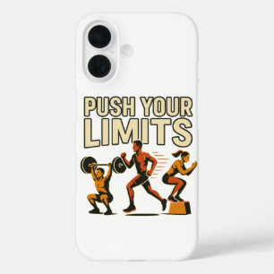  Push Your Limits   Motivational Fitness Phone  iPhone 16 Case