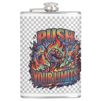 Push Your Limits.T-Shirt Flask