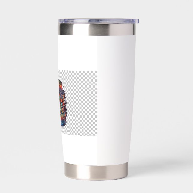Push Your Limits.T-Shirt Insulated Tumbler (Left)