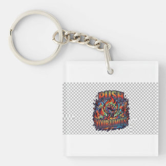 Push Your Limits.T-Shirt Keychain
