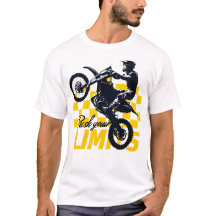 Push Your Limits Yellow Checkered Motocross Power