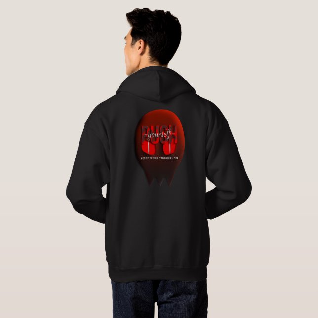 Push Yourself Hoodie | Drive, Strength & Success (Back Full)