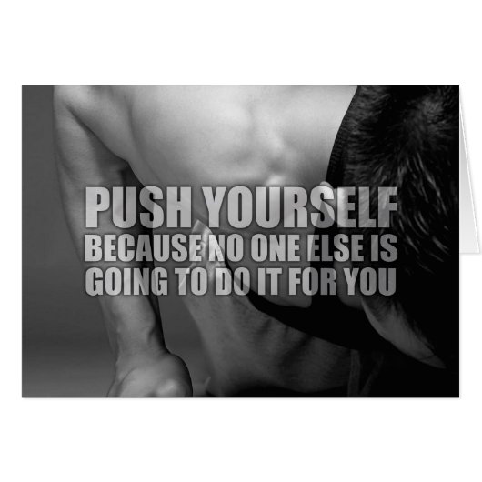 Push Yourself - Workout Motivational (Front Horizontal)