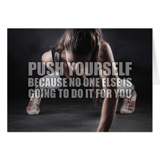 Push Yourself - Workout Motivational (Front Horizontal)