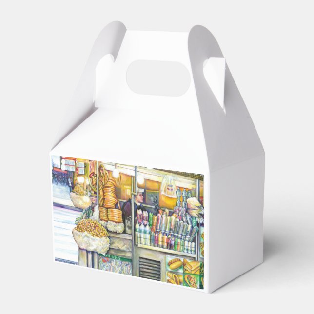 Pushcart Paradise Favor Boxes (Back Side)