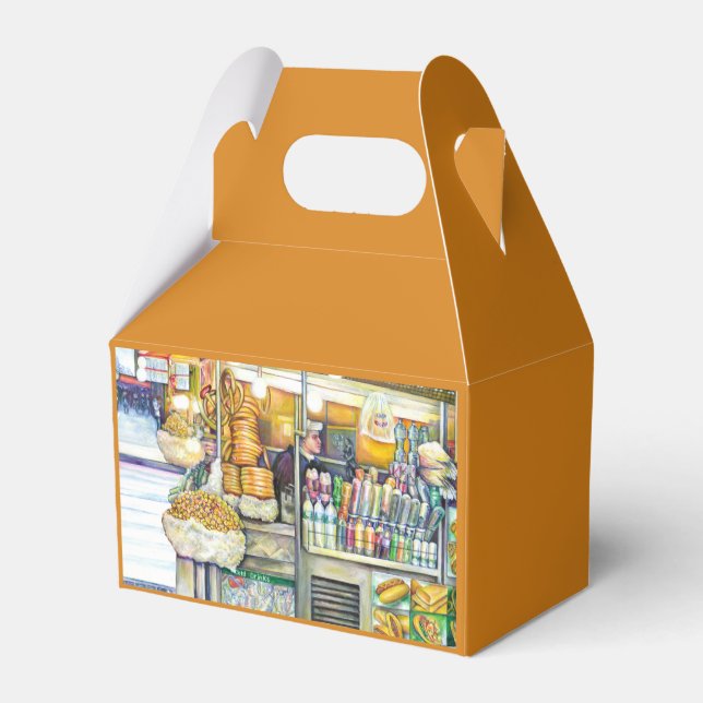 Pushcart Paradise Favor Boxes (Back Side)