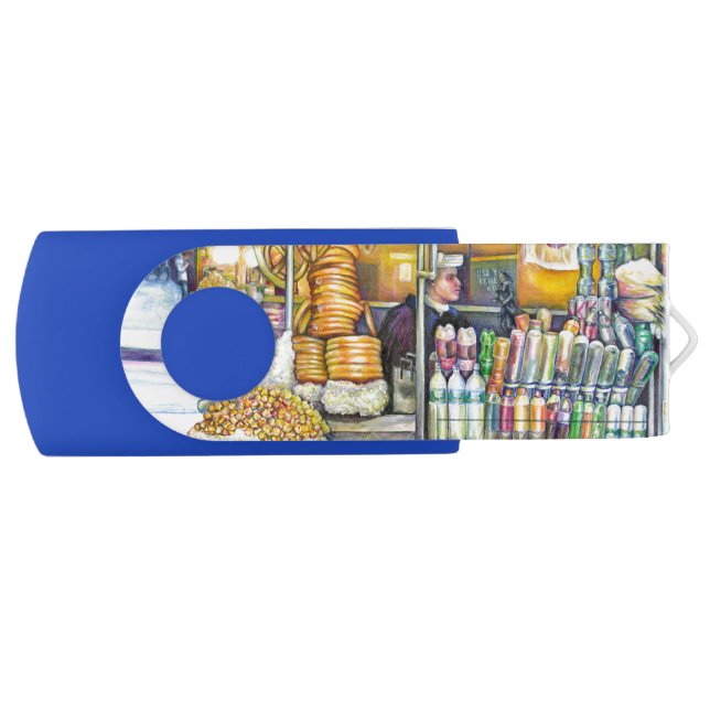 Pushcart Paradise Flash Drive (Front)