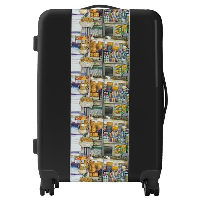 Pushcart Paradise Luggage (Front)