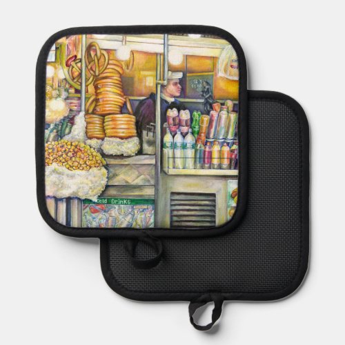 Pushcart Paradise Pot Holder