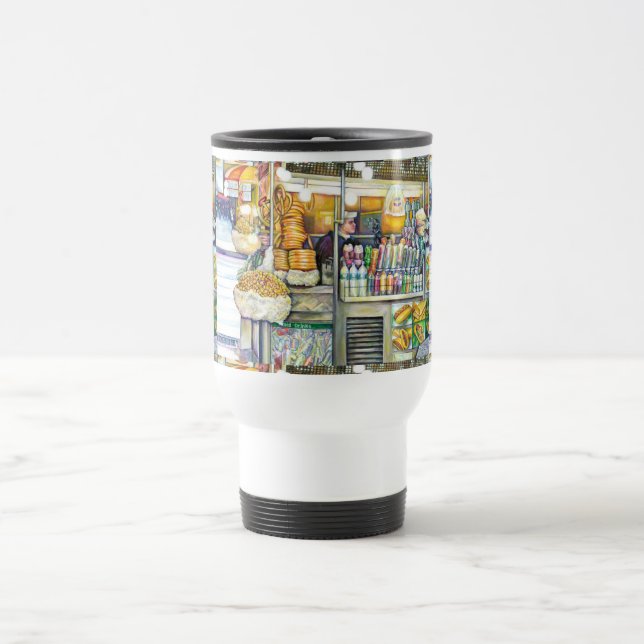 Pushcart Paradise Travel Mug (Center)