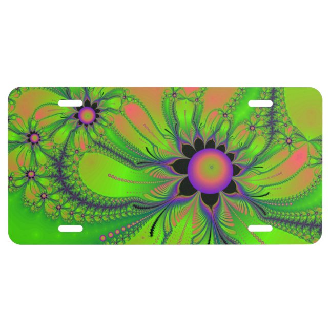 PushIn Daisies License Plate (Front)