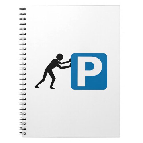 Pushin P Emojis Blue Meme Notebook