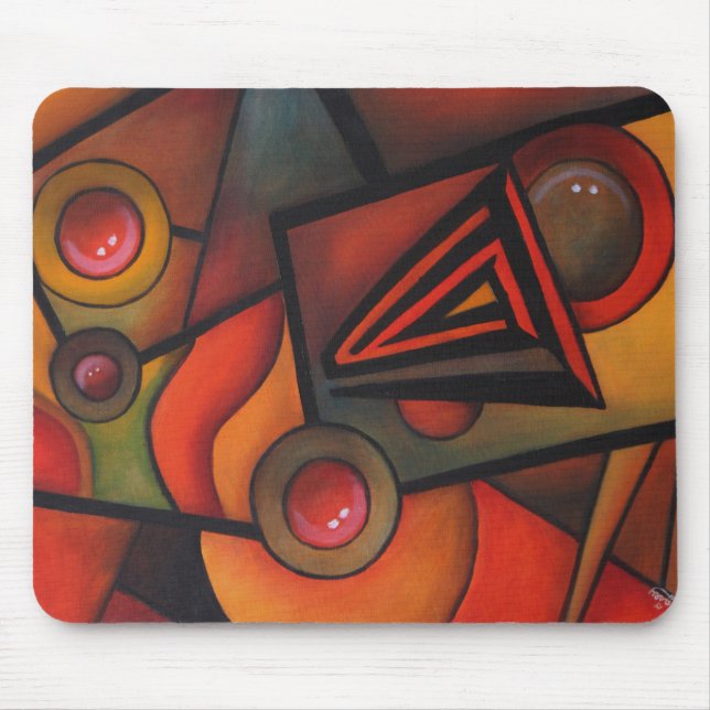 Pushing Buttons Mouse Pad (Front)