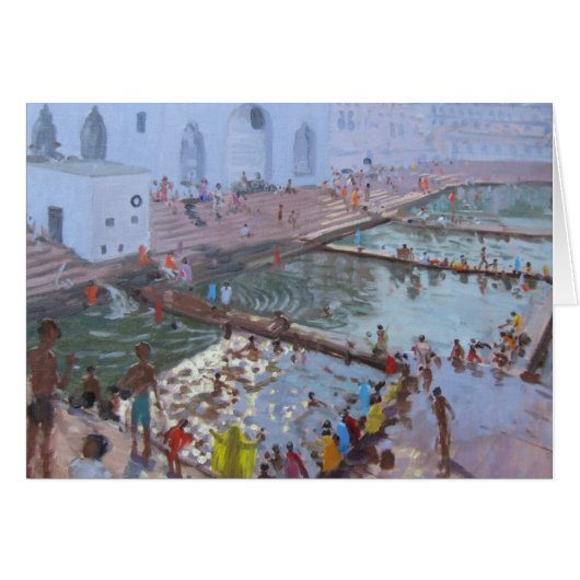 Pushkar ghats Rajasthan Cards (Front Horizontal)
