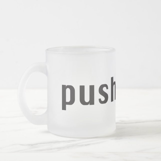 pushwood frosted mug (Left)