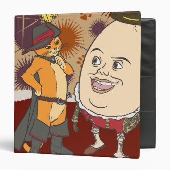Puss & Humpty Binder by pussinboots at Zazzle