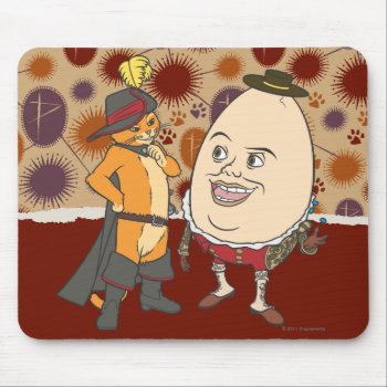 Puss & Humpty Mouse Pad by pussinboots at Zazzle