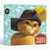 Puss In Boots 3 Ring Binder