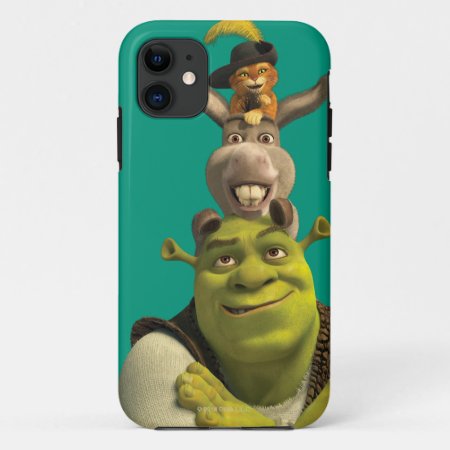 Puss In Boots, Donkey, And Shrek Iphone 11 Case