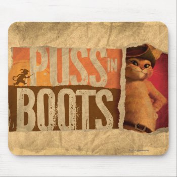 Puss In Boots Mouse Pad by pussinboots at Zazzle