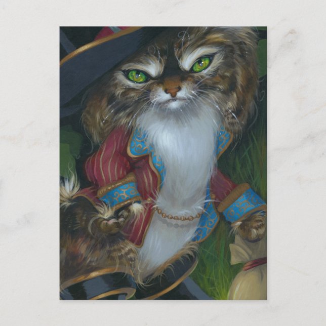 "Puss in Boots" Postcard (Front)