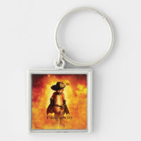Puss In Boots Poster Keychain