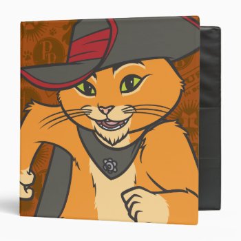 Puss Running Binder by pussinboots at Zazzle