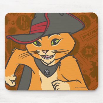 Puss Running Mouse Pad by pussinboots at Zazzle