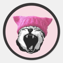 Pussy-hat Sticker - 3"