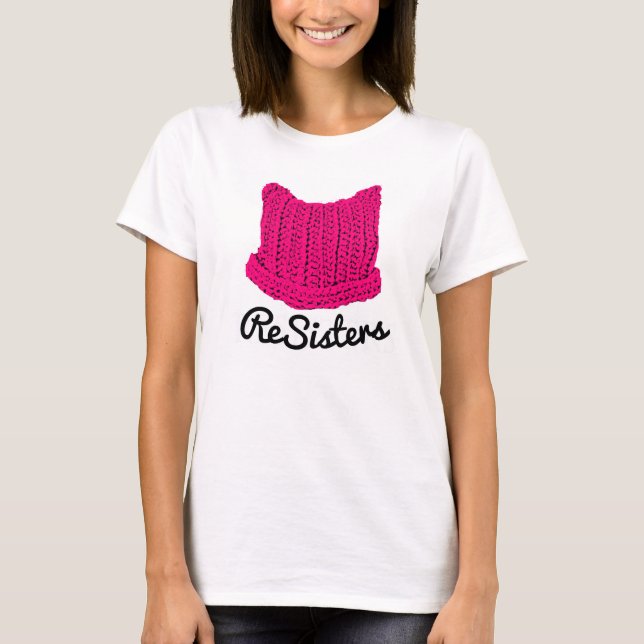 Pussy Hat Women's March T-Shirt (Front)