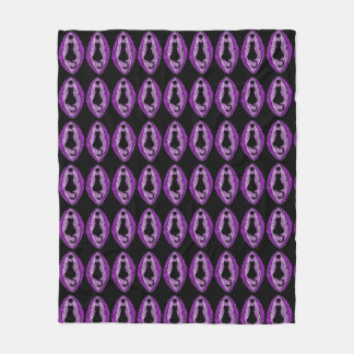 Pussy Kat Goddess Yoni Fleece Blanket